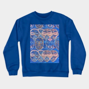 African Masks V4 Crewneck Sweatshirt